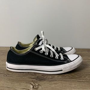 Converse All Star Black Low Canvas Sneakers